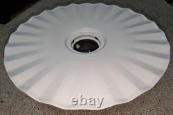 Antique Original 1930's Wheeler Reflector Co. Radial Wave Streetlight Shade