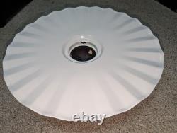 Antique Original 1930's Wheeler Reflector Co. Radial Wave Streetlight Shade Antique Original 1930's Wheeler Reflector Co. Radial Wave Streetlight Shade