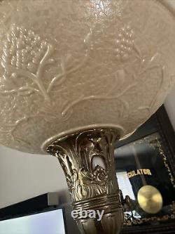 Antique Original Torchiere Lamp Shade/ 16 In