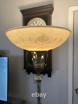 Antique Original Torchiere Lamp Shade/ 16 In