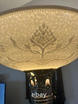 Antique Original Torchiere Lamp Shade/ 16 In