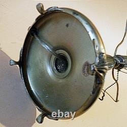 Antique Pairpoint Arts & Crafts Boudoir Accent Lamp Obverse Painted Shade, 1910