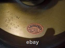 Antique Pairpoint Arts & Crafts Boudoir Accent Lamp Obverse Painted Shade, 1910