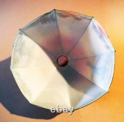 Antique Pairpoint Arts & Crafts Boudoir Accent Lamp Obverse Painted Shade, 1910