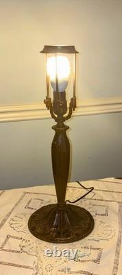 Antique Pittsburg Glass Co Obverse Painted Glass Shade #2051