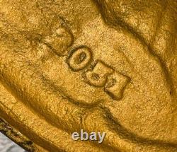 Antique Pittsburg Glass Co Obverse Painted Glass Shade #2051