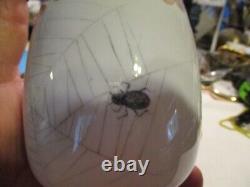 Antique Rare Porcelain Spider Shade
