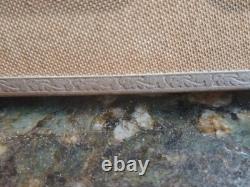 Antique Rembrandt 8 Panel Metal Mesh Table Lamp Shade Art Deco