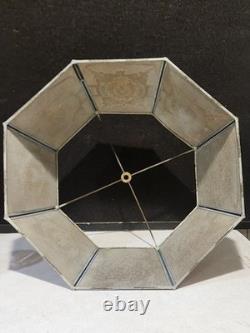 Antique Rembrandt Style 8 Panel Metal Mesh Lamp Shade Art Deco