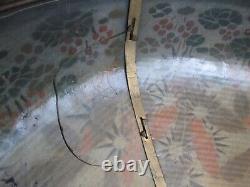 Antique Reverse Painted Glass Lamp Shade ONLY