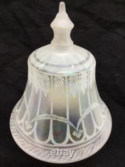 Antique Shade Etched Glass Iridescent 5 Fitter