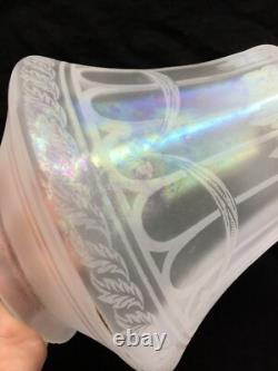 Antique Shade Etched Glass Iridescent 5 Fitter