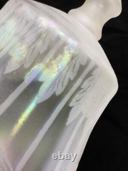 Antique Shade Etched Glass Iridescent 5 Fitter