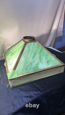 Antique Stainglass light shade art crafts craftsman