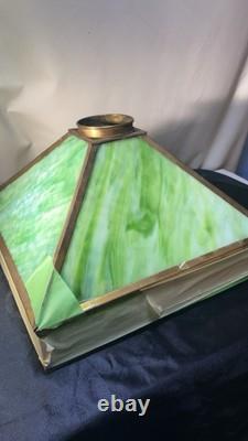 Antique Stainglass light shade art crafts craftsman