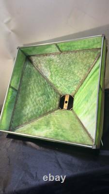 Antique Stainglass light shade art crafts craftsman