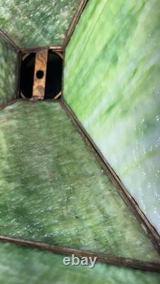 Antique Stainglass light shade art crafts craftsman