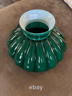 Antique Student Lamp Shade Oil Green