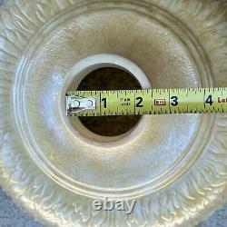 Antique Torchiere Lamp Shade Art Nouveau Flower Or Sun Vintage Floor Funeral (8)