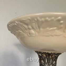 Antique Torchiere Shade/ 4 Leaf Clover Pattern