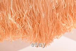 Antique Victorian French Lamp Shade Art Nouveau W Fringe embroidered Vintage