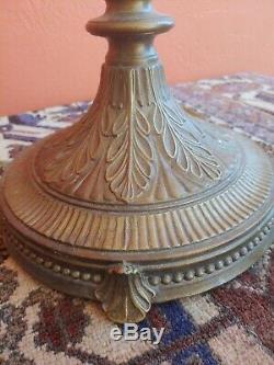 Antique Victorian Ornate Vintage Floor Lamp Tiffany Style Shade