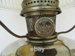 Antique / Vintage Aladdin Model 12 Platted Lamp with #601 Shade