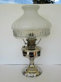 Antique / Vintage Aladdin Model 12 Platted Lamp with #601 Shade