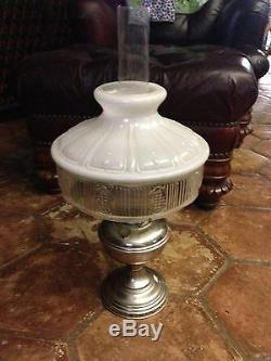 Antique Vintage Aladdin Oil Lamp with Shade Model Number 11