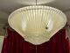 Antique/vintage Art Deco 15 Large Chandelier Hanging Glass Light Fixture Shade