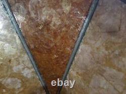 Antique Vintage Art Deco Mica Lampshade Arts and Crafts Lamp Shade c1920s