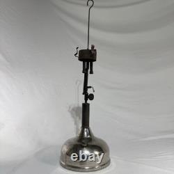 Antique Vintage Coleman Quick Lite Lamp Shade Rest Nickel Double Stamped Logo