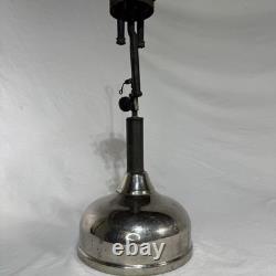 Antique Vintage Coleman Quick Lite Lamp Shade Rest Nickel Double Stamped Logo