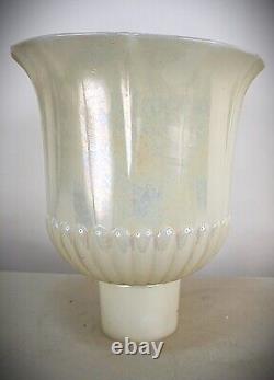 Antique Vintage Embossed Art Nouveau Victorian Torchiere Lamp Shade American