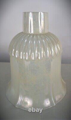 Antique Vintage Embossed Art Nouveau Victorian Torchiere Lamp Shade American