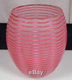 Antique/Vintage Satin Nailsea Glass Lamp Shade 44966