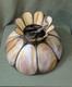Antique Vtg Large Tiffany Style Caramel Glass Lamp Shade Victorian Art Deco- 18
