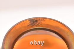 Antique Vtg Signed Steuben Art Glass Shade Gold Aurene Iridescent Bell