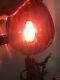 Antique Cranberry Glass Lamp Shade