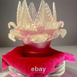 Antique shade chandelier sconce, Pink Set Of Three, Art Deco