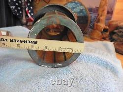 Antique vintage Copper stained glass lamp shade part lead (no lamp or light)