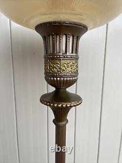 Art Deco 1930's Vintage Torchiere Floor Lamp