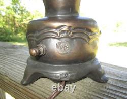 Art Deco Collection Francaise Lady Figural Lamp With Millefiori Glass Shade