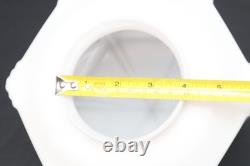 Art Deco Skyscraper Milk Glass Lamp Ceiling Shade 7.25