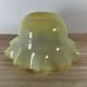 Art Nouveau Vaseline Uranium Art Glass 1.75 Fit Light Fixture Lamp Shade