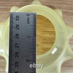 Art Nouveau VASELINE URANIUM Art Glass 1.75 Fit Light Fixture Lamp Shade