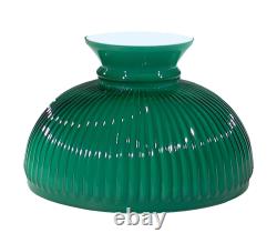 B&P Lamp 10 Cased Green Student Lamp Shade