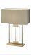 Bnib Rv Astley Ryston Antique Large Brass And Glass Table Lamp With Shade