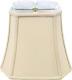 Bso-705-10bg Square Cut Corner Bell Lamp Shade, Bso-705, Beige, 10 Inch