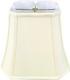 Bso-705-10eg Square Cut Corner Bell Lamp Shade, Bso-705, Eggshell, 10 Inch